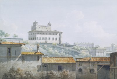 Die Villa Medici, Rom, 1784 von John Warwick Smith